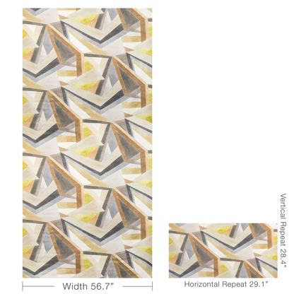 Roulade Print - Citron/Stone