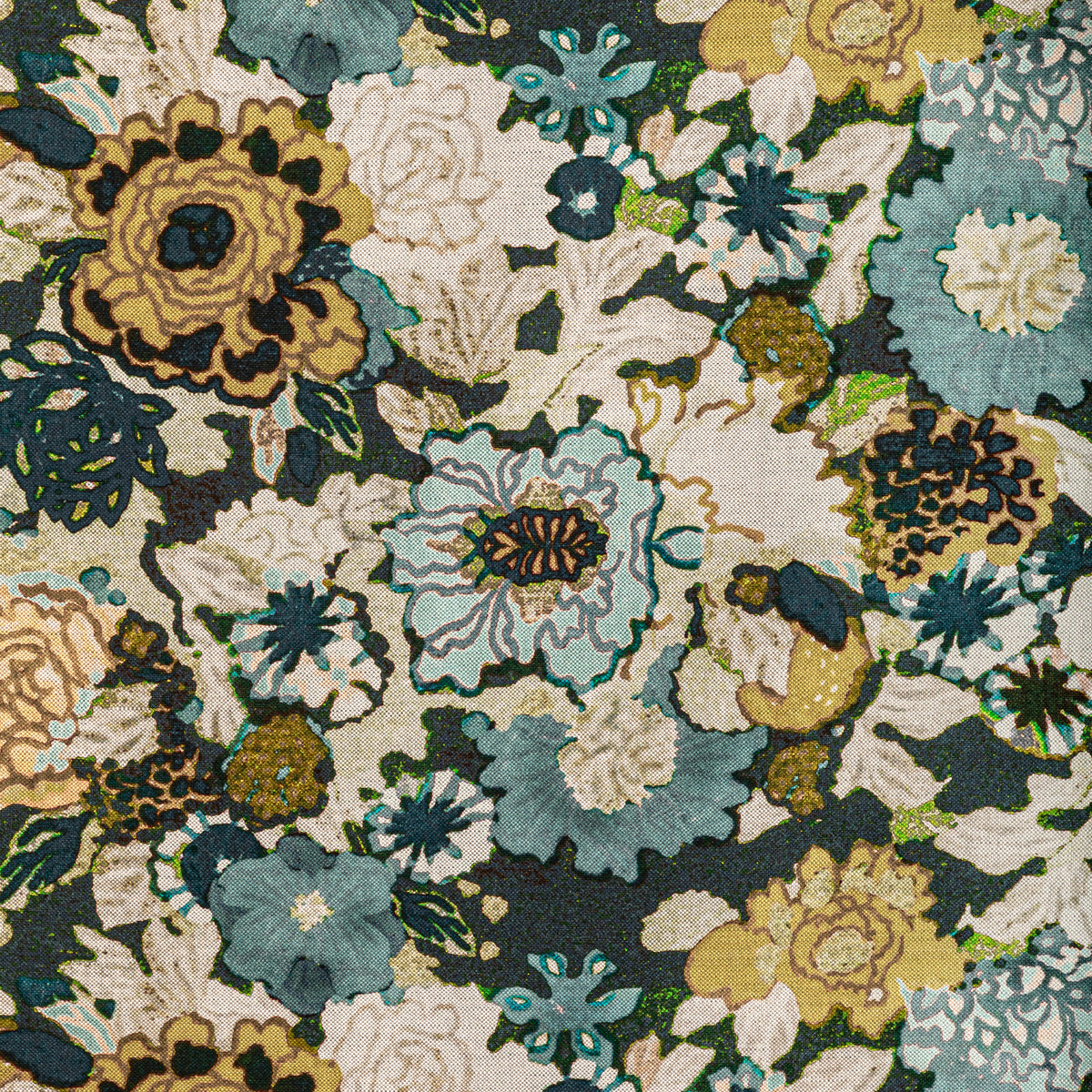 Arioso Print - Marine/Citron
