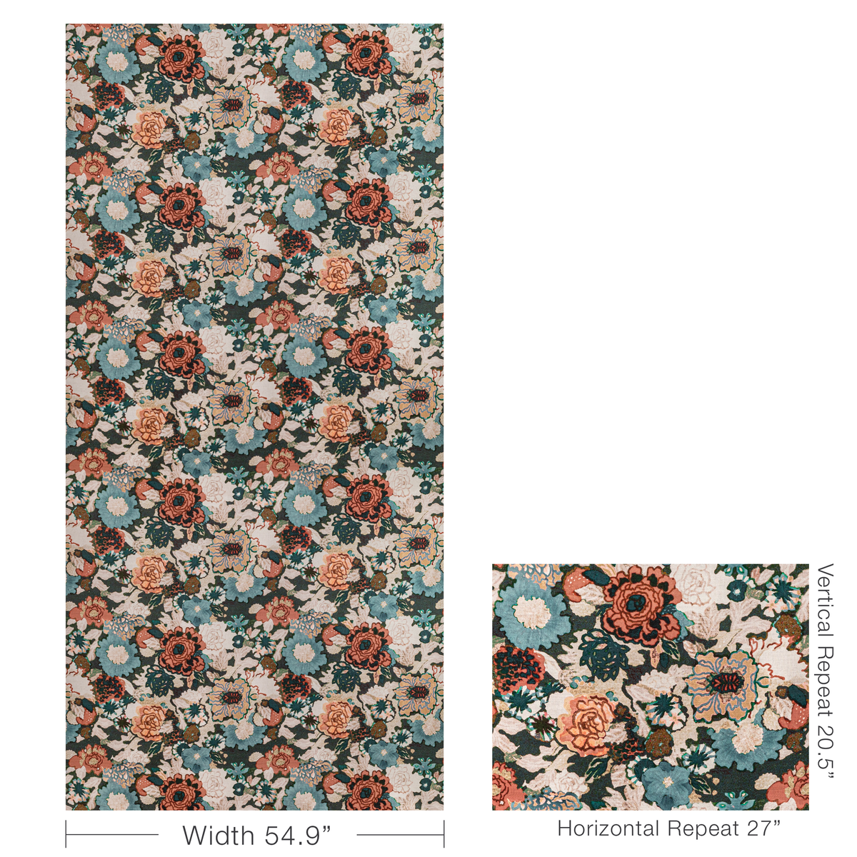Arioso Print - Sea/Spice