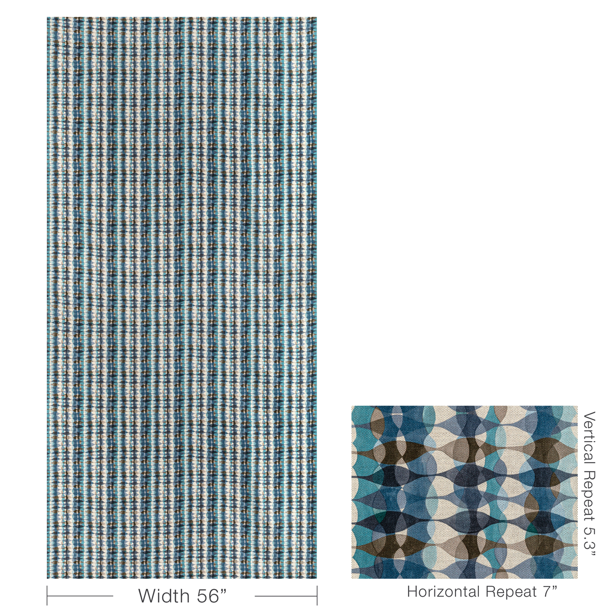 Overtone Print - Denim
