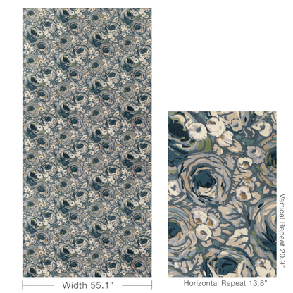 Orchard Print - Blue/Denim