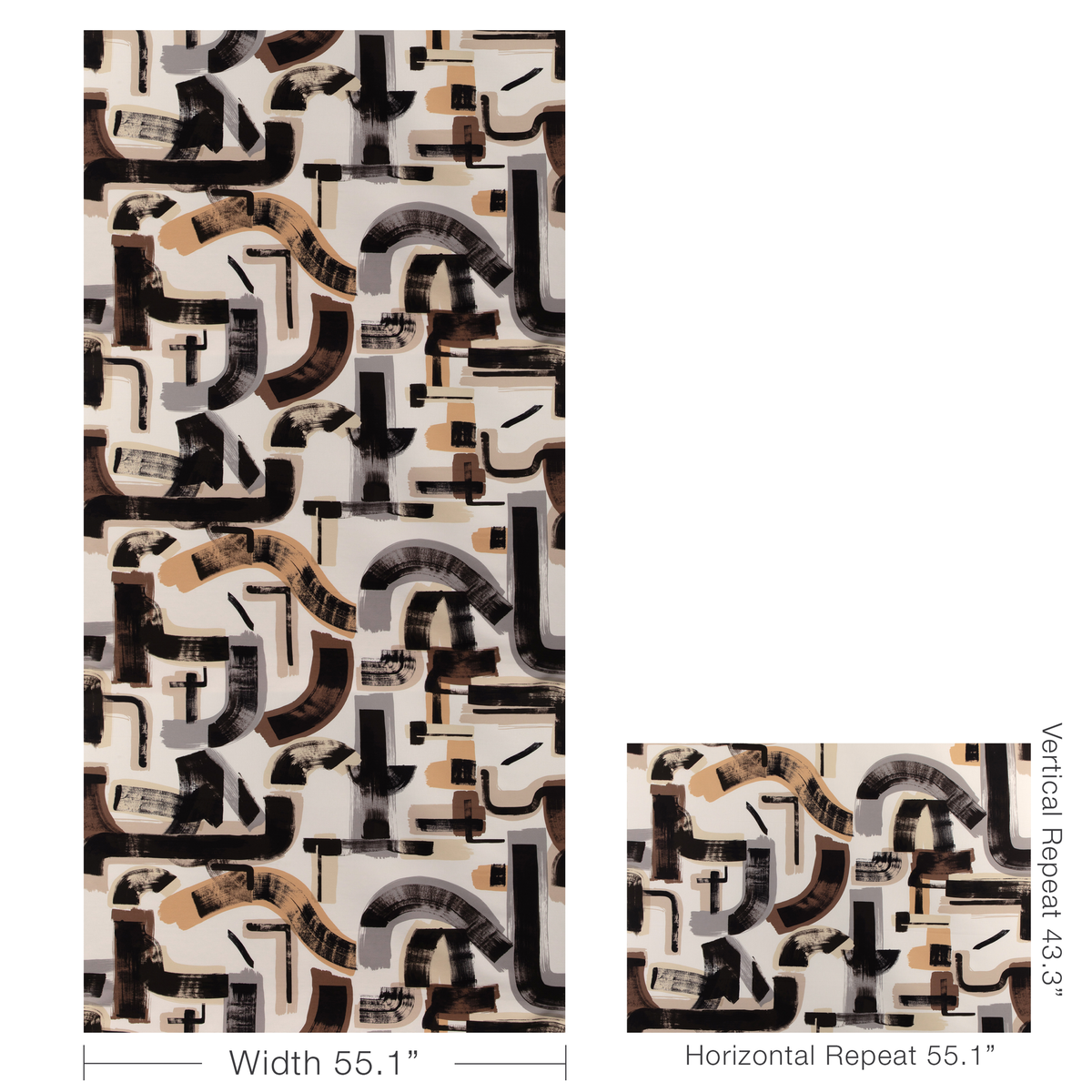 Bleecker Print - Bark/Dune