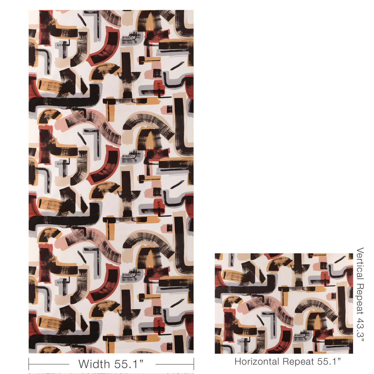 Bleecker Print - Spice/Gold