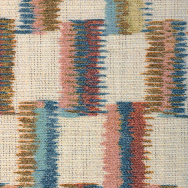 Brushstroke - Rust/Teal