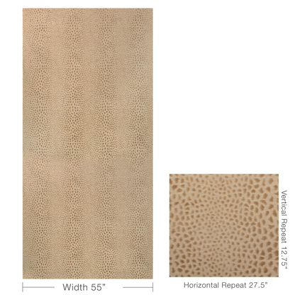 Cheetah Velvet - Sand