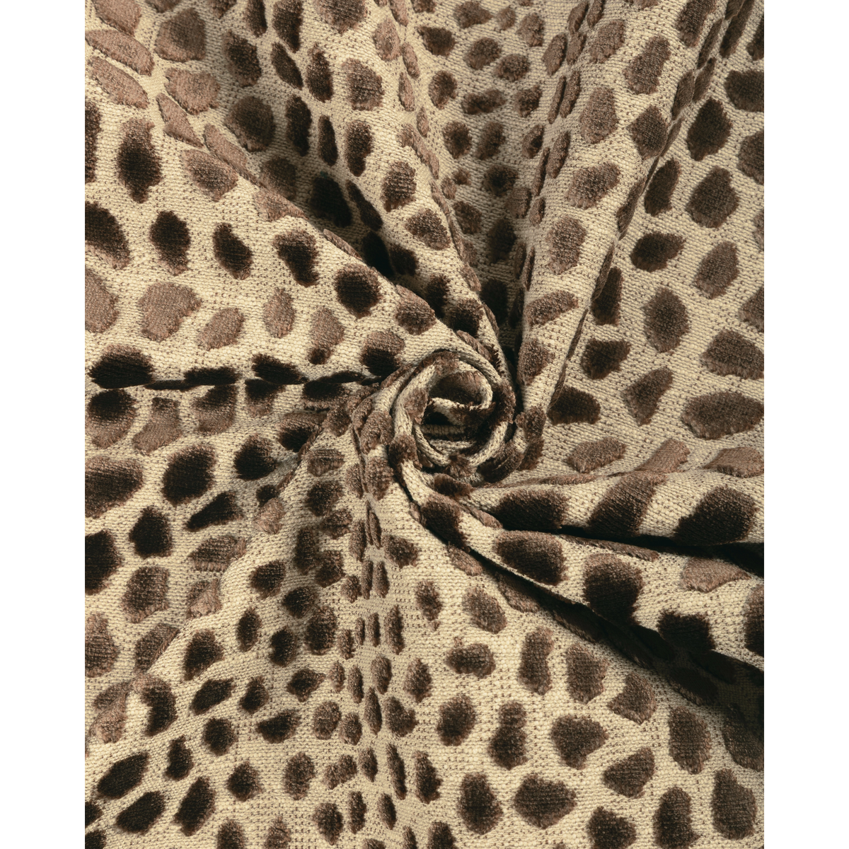 Cheetah Velvet - Umber