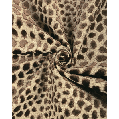 Cheetah Velvet - Umber