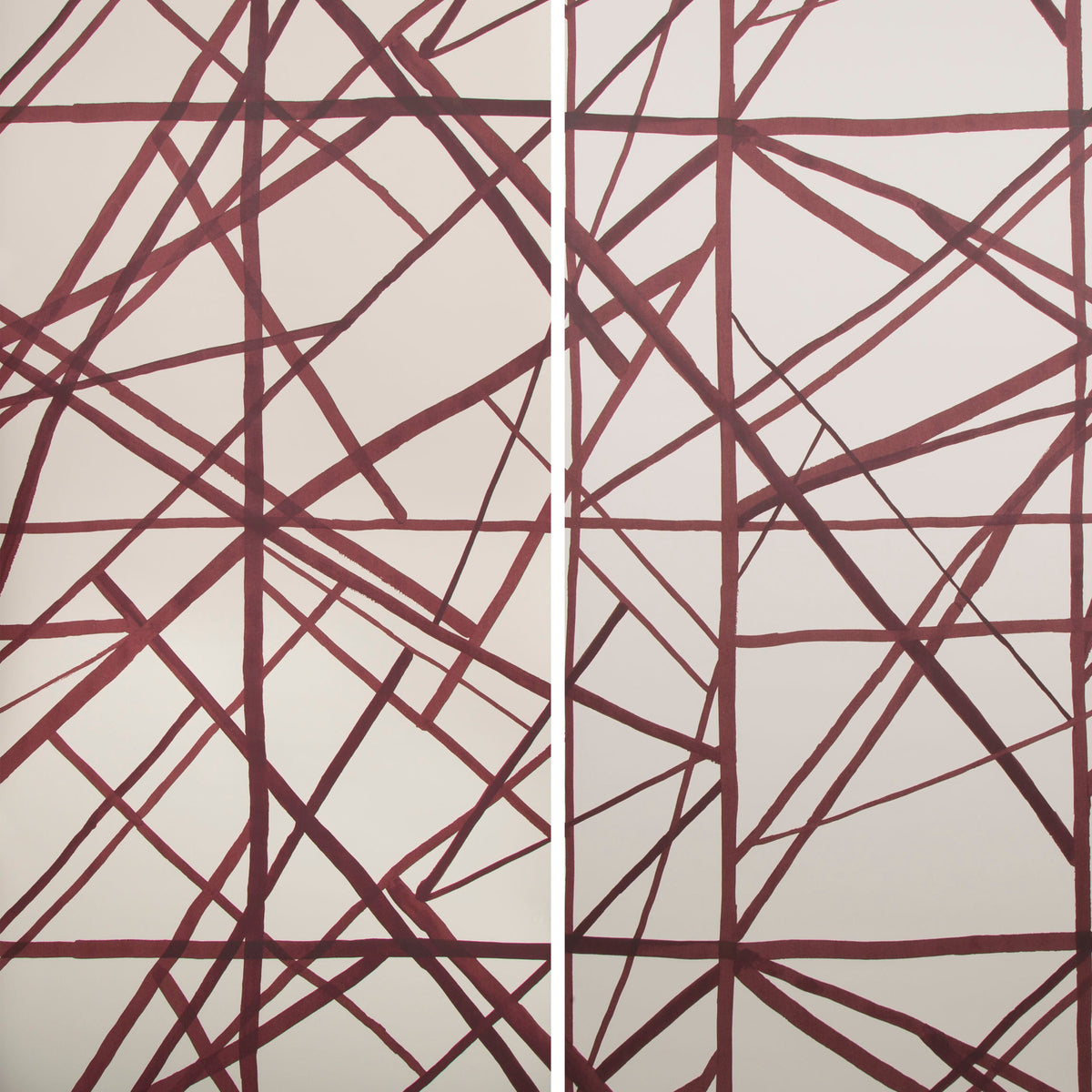 Channels Paper - Plum/Oatmeal
