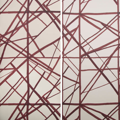 Channels Paper - Plum/Oatmeal