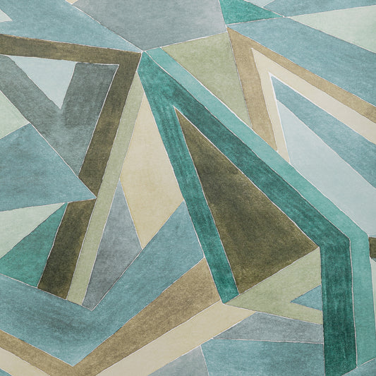 Roulade Paper - Aqua/Dune
