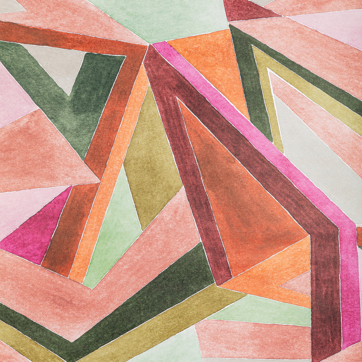 Roulade Paper - Rose/Leaf