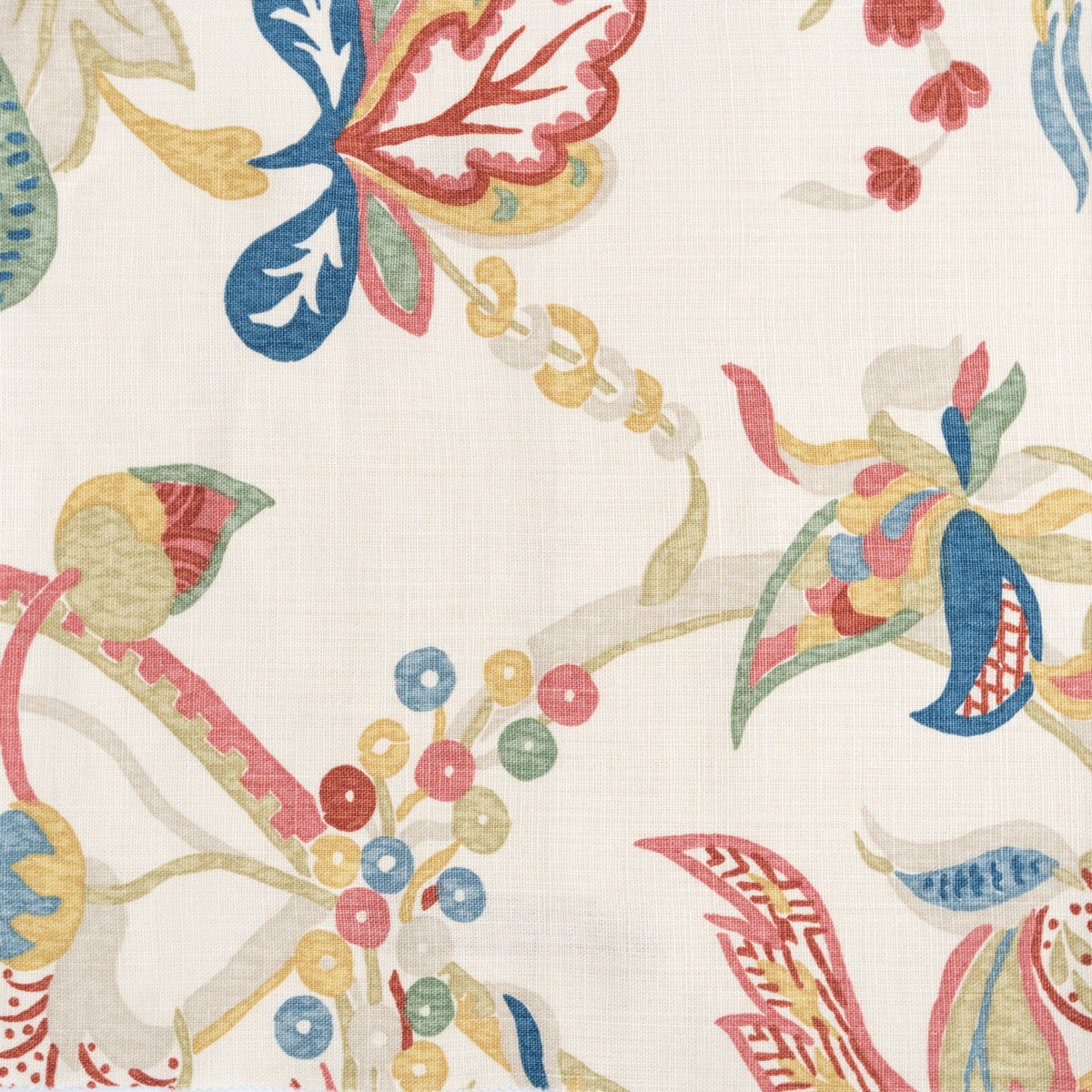 Gorda Fabric by Titley & Marr in Berry and Gold