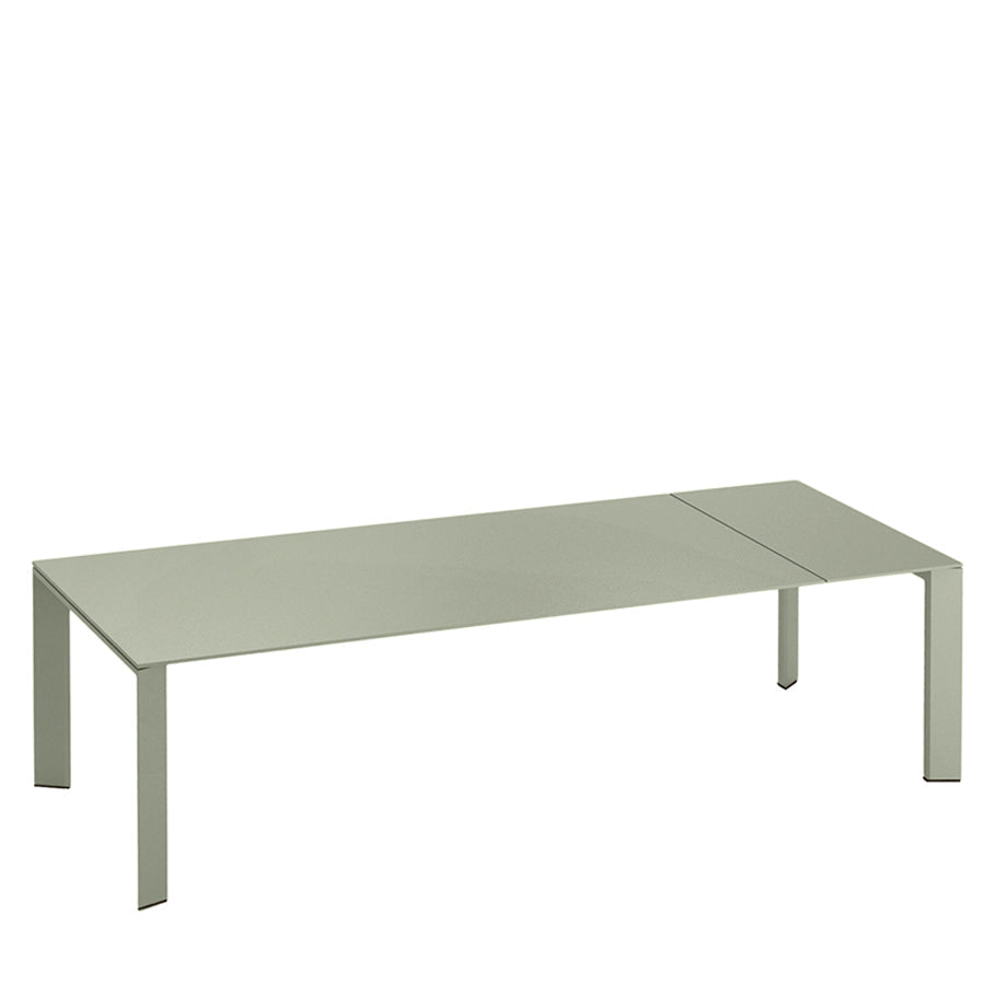 Grande Arche Extendable Dining Table Rectangle 220 by JANUS et Cie in Green Tea