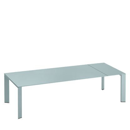 Grande Arche Extendable Dining Table Rectangle 220 by JANUS et Cie in Light Blue