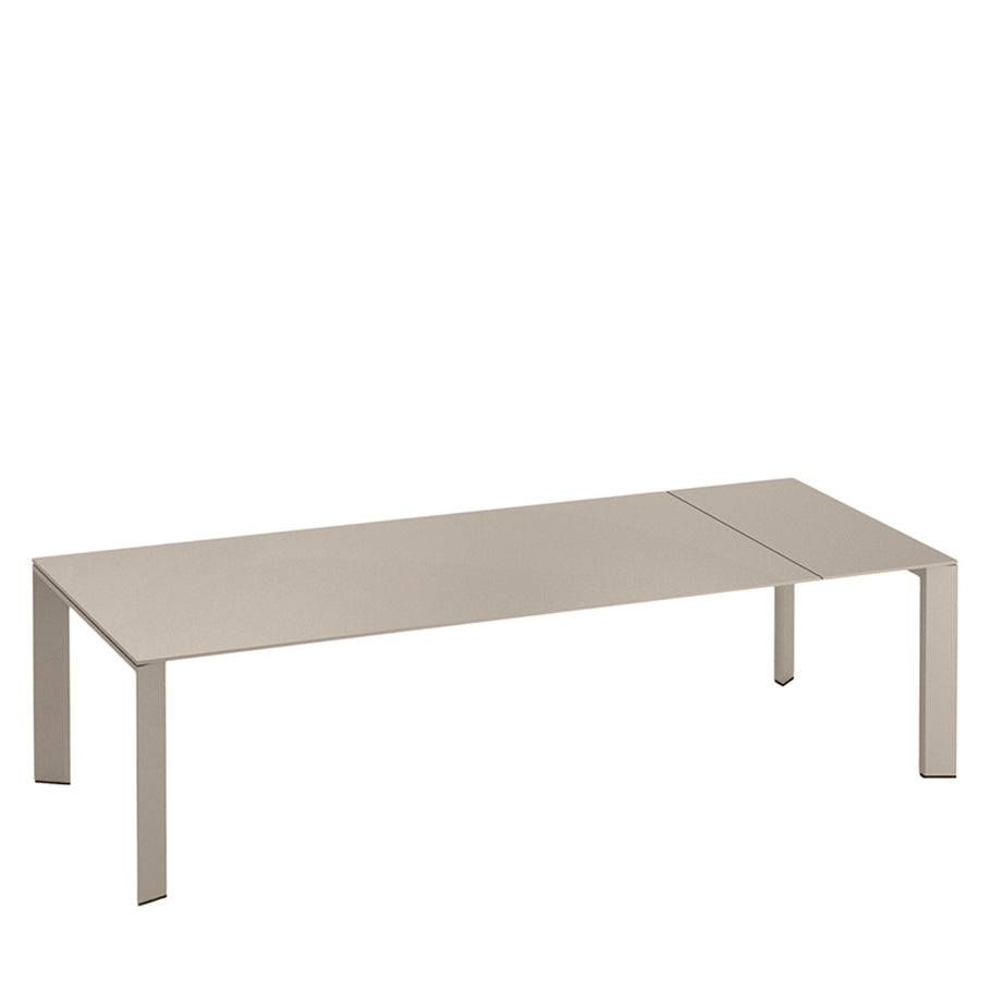 Grande Arche Extendable Dining Table Rectangle 220 by JANUS et Cie in Mercury