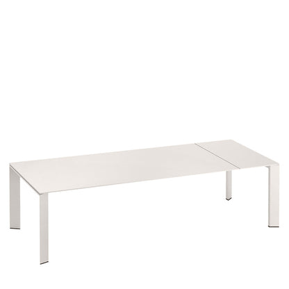 Grande Arche Extendable Dining Table Rectangle 220 by JANUS et Cie in Powder Grey
