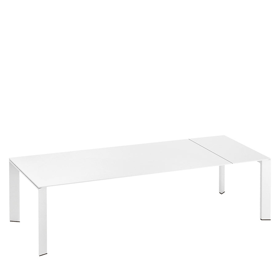 Grande Arche Extendable Dining Table Rectangle 220 by JANUS et Cie in White