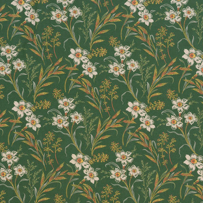 Véra Fabric by Décors Barbares in Green