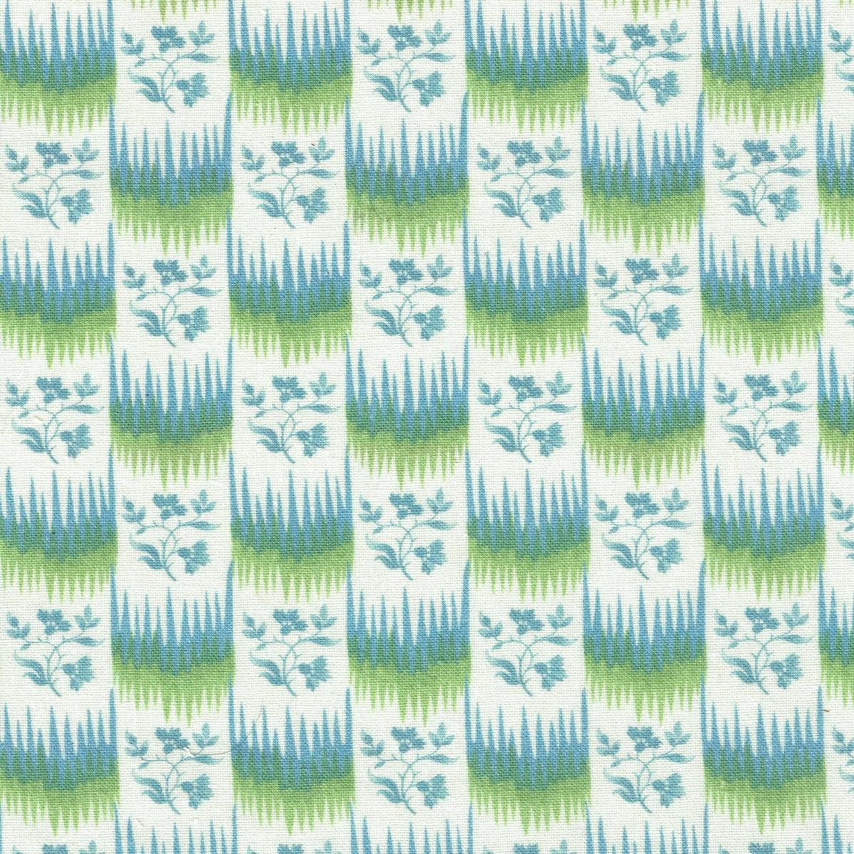 Harting Fabric by Titley & Marr in Sky & Grass