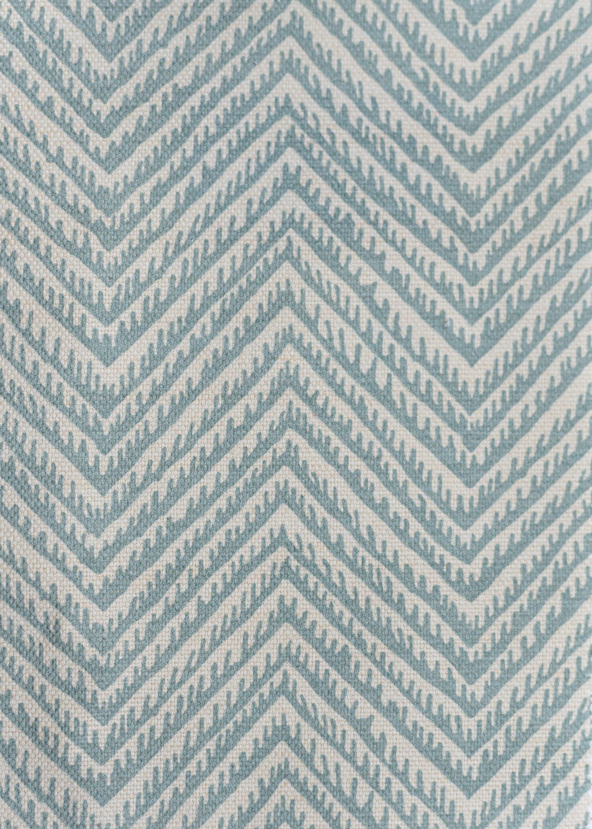 Herringbone Resist Fabric by Titley & Marr in Aqua