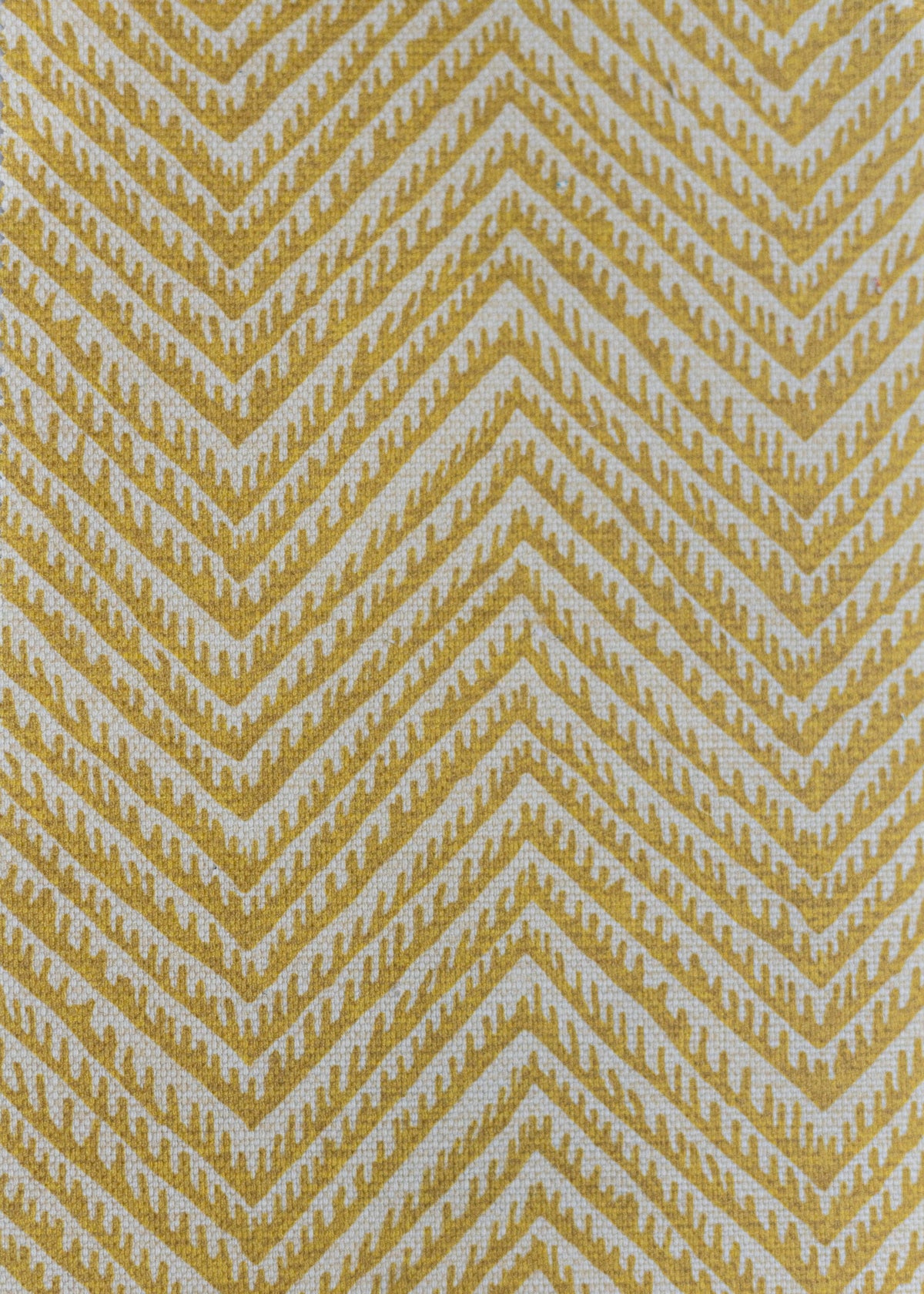 Herringbone Resist Fabric by Titley & Marr in Amber