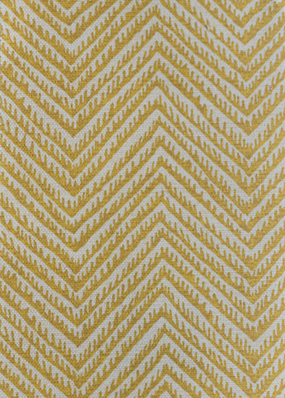 Herringbone Resist Fabric by Titley & Marr in Amber
