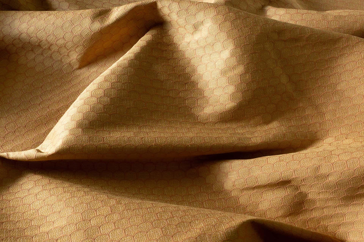 Honeycomb Fabric by Flora Soames in Saffron