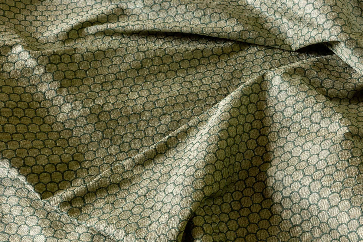 Honeycomb Fabric by Flora Soames in Sage