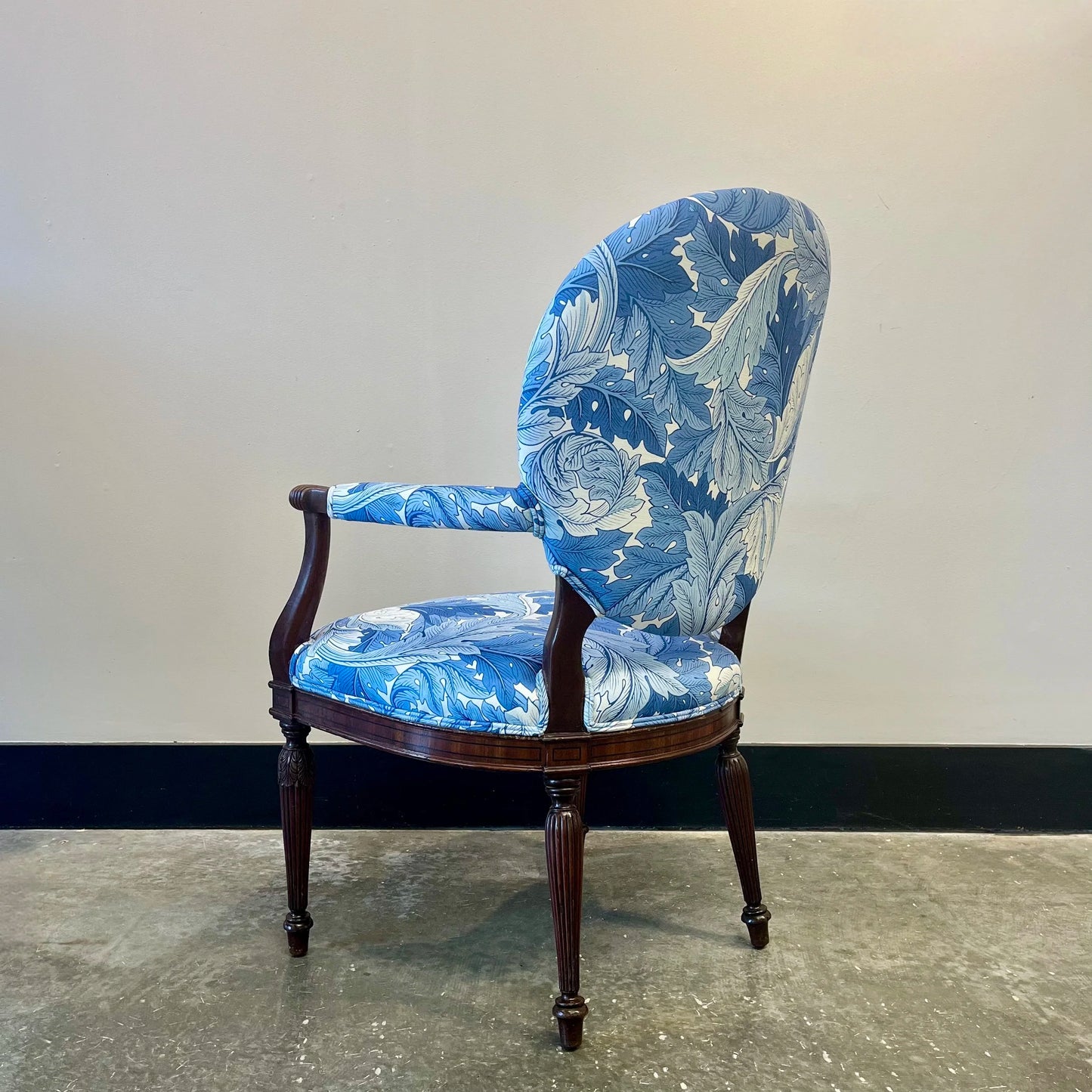French Louis XVI Style Fauteuil Chair