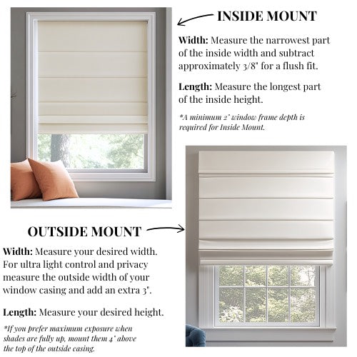MADE TO ORDER Tie Roman Shade