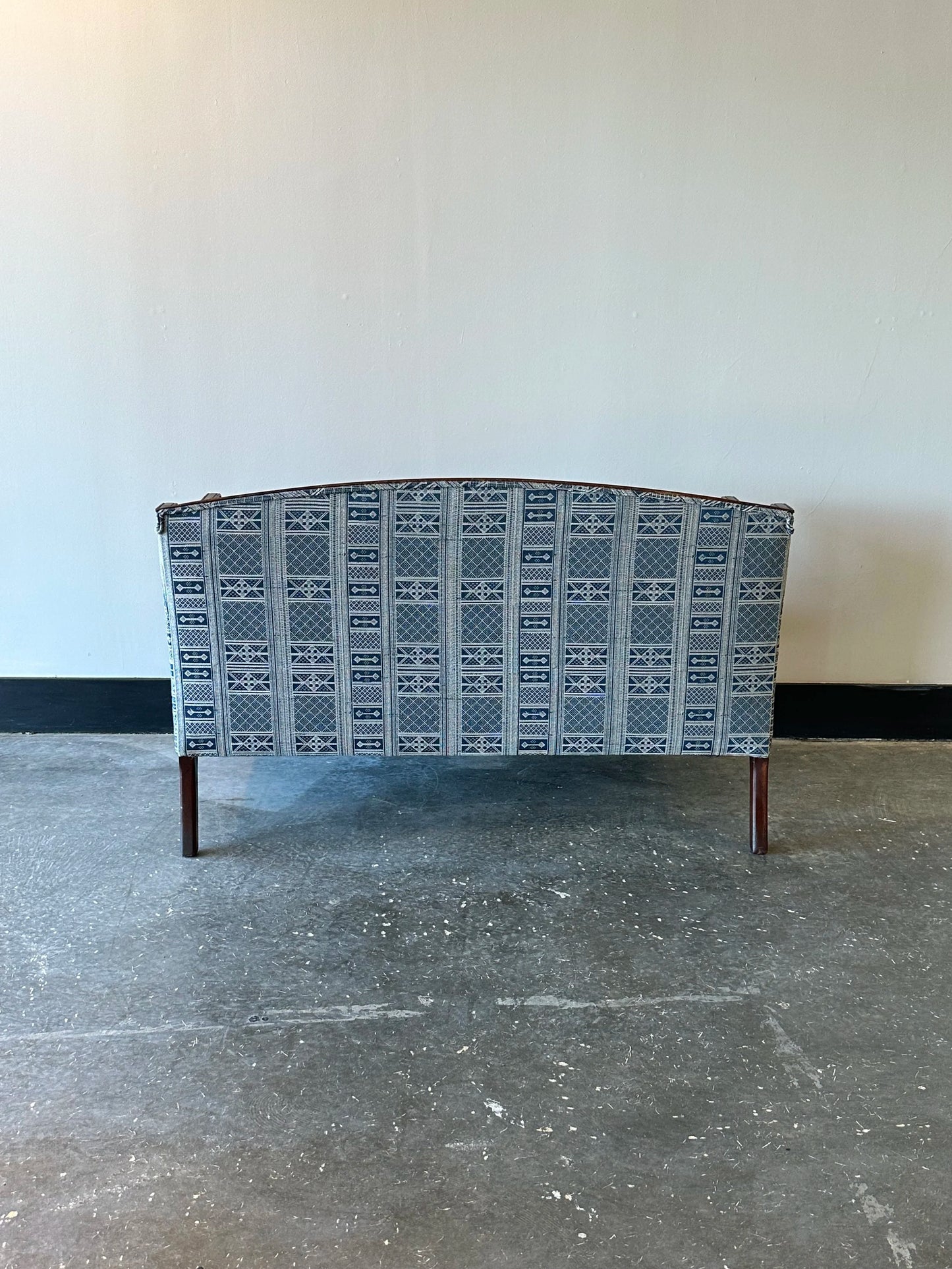Antique Mahogany Sheraton Settee