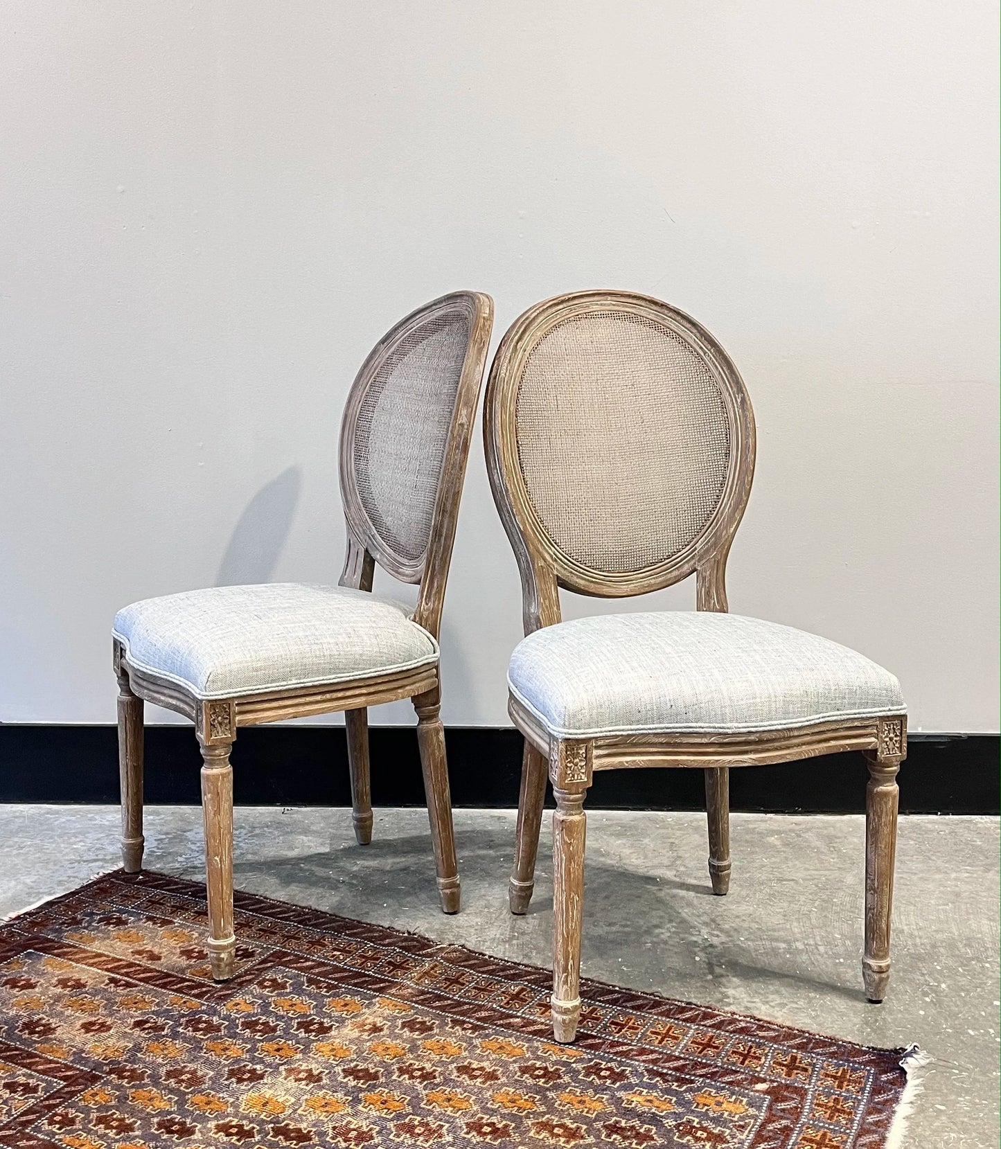 King Louis XVI Oak Dining Chair