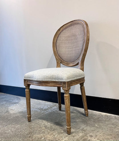 King Louis XVI Oak Dining Chair