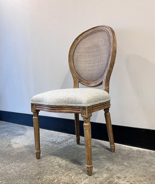 King Louis XVI Oak Dining Chair