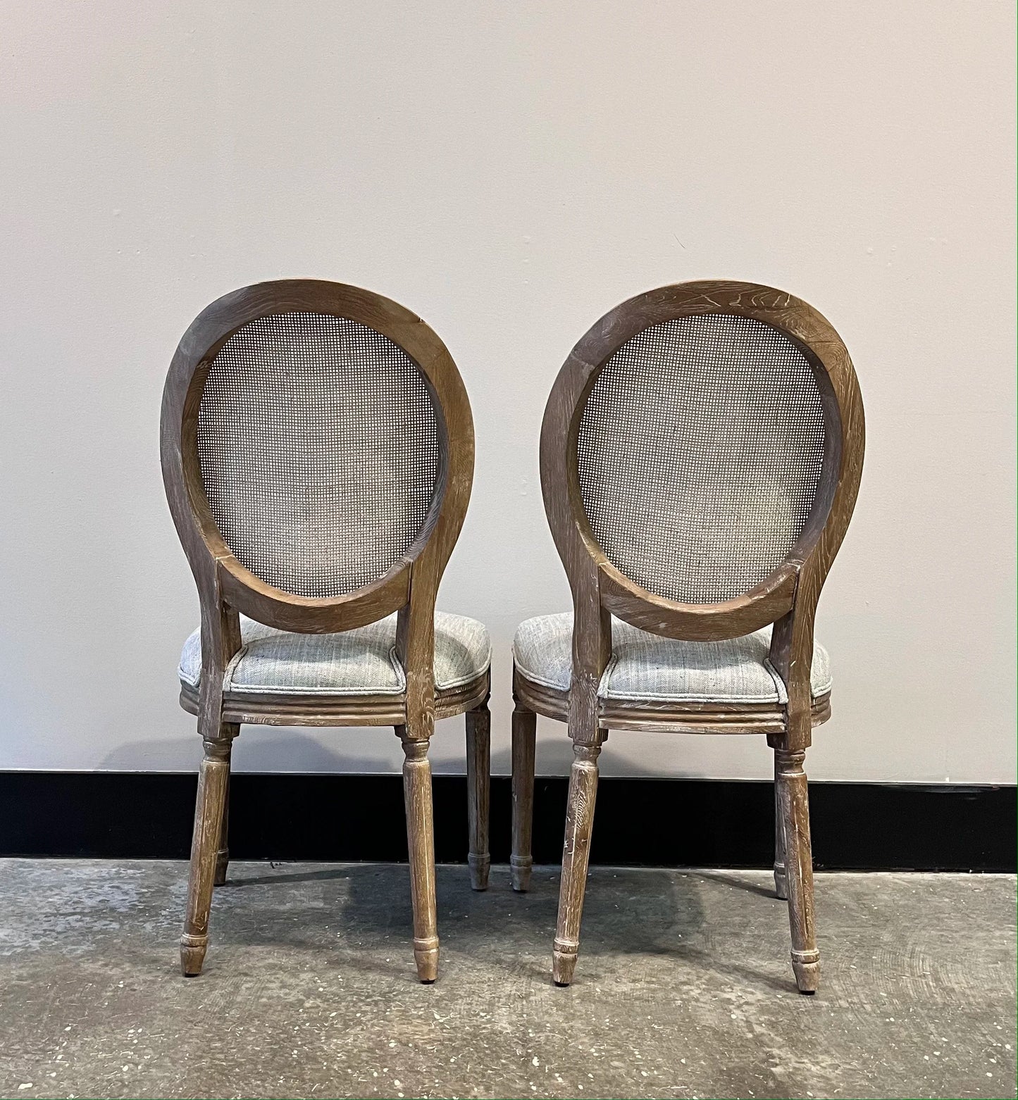 King Louis XVI Oak Dining Chair