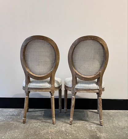 King Louis XVI Oak Dining Chair