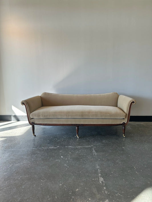 Slope Back Vintage Sofa
