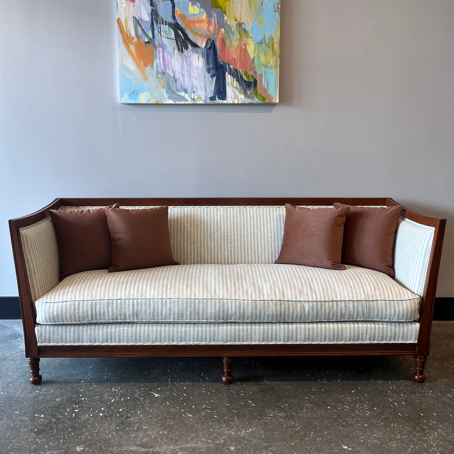 Nutmeg Velvet Throw Pillow