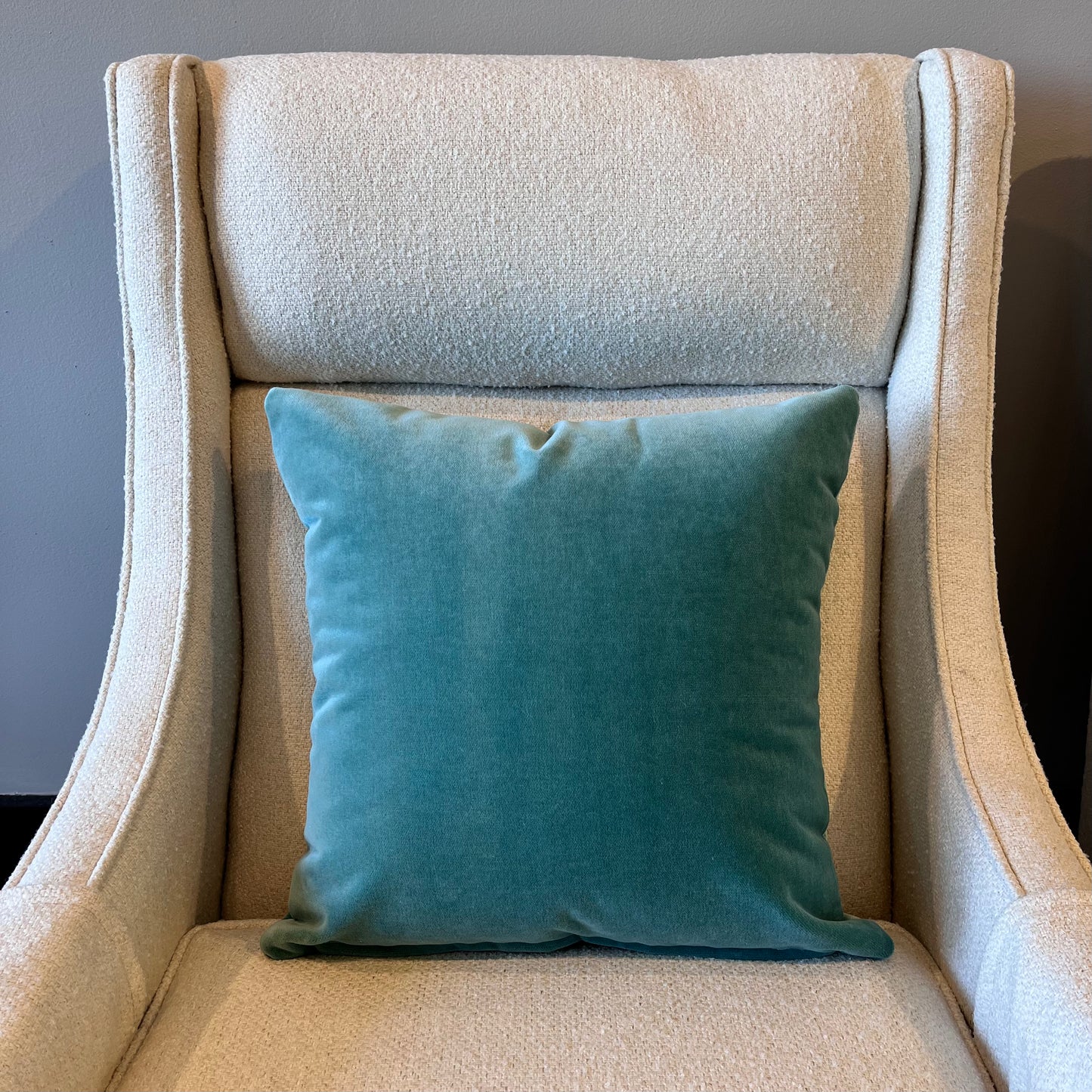 Breeze Velvet Throw Pillow
