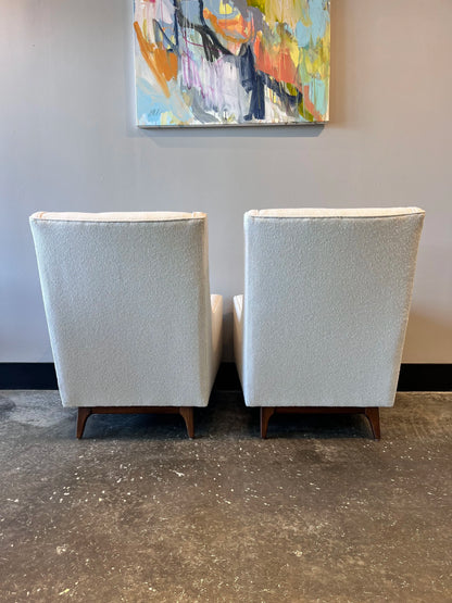 Pair of Mid Century Lounger Club Chairs