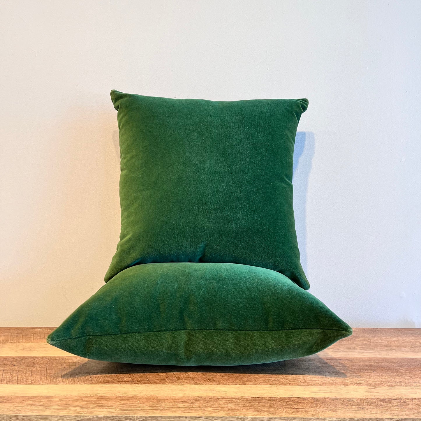 Emerald Velvet Throw Pillow