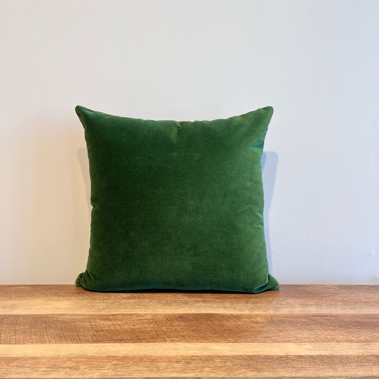 Emerald Velvet Throw Pillow