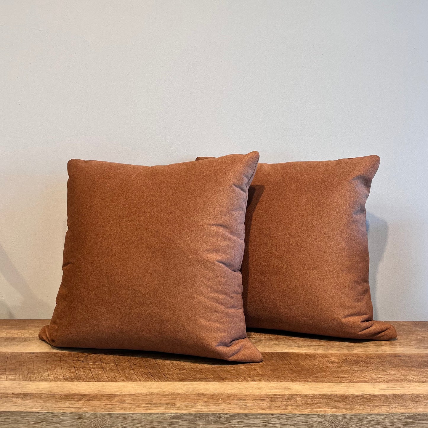Nutmeg Velvet Throw Pillow