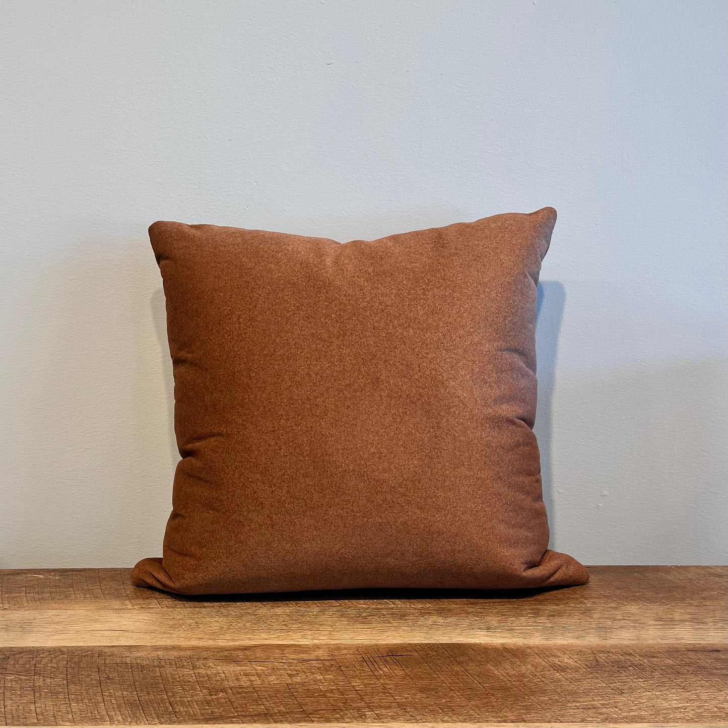 Nutmeg Velvet Throw Pillow