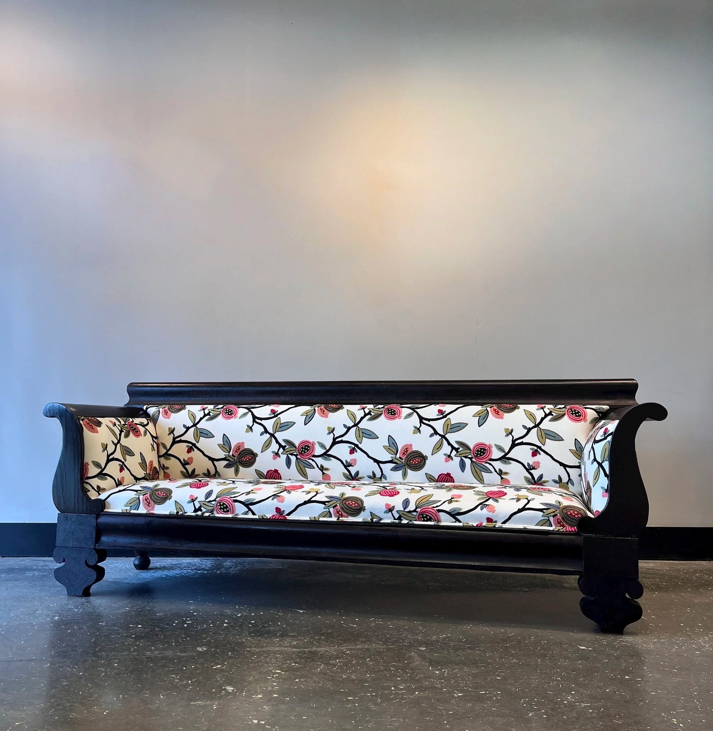 Embroidered Fig Antique Sofa