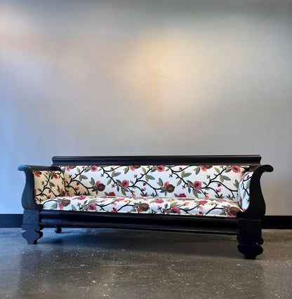Embroidered Fig Antique Sofa