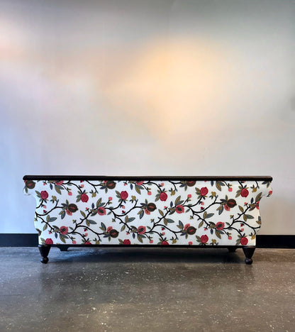 Embroidered Fig Antique Sofa