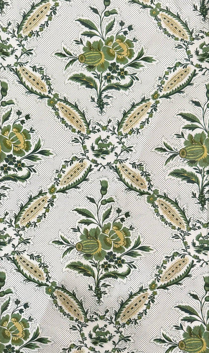St Julien Fabric by Fleurons d'Hélène in Parsley