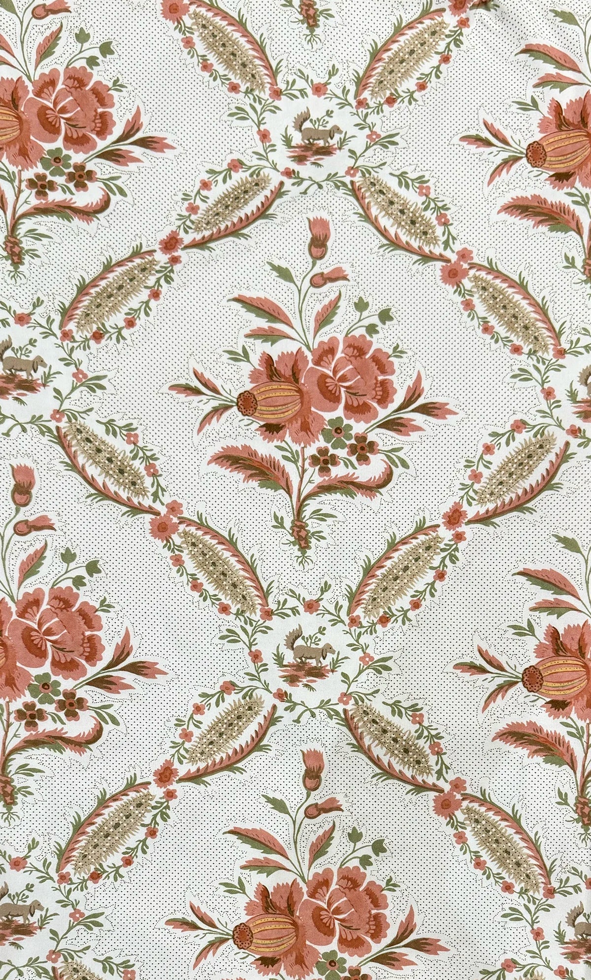 St Julien Fabric by Fleurons d'Hélène in Pink Lady
