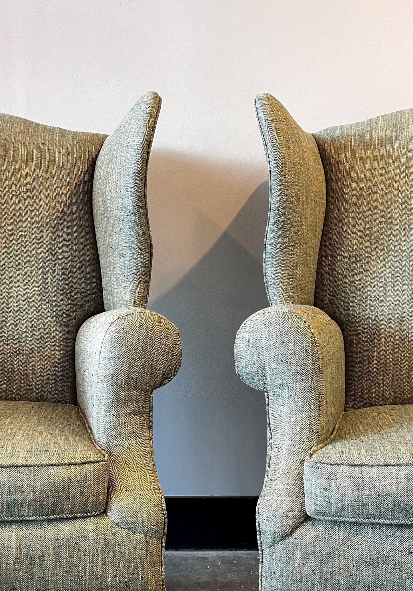 Pair of Thyme Wingback Chairs